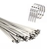 Kable Kontrol Kable Kontrol® Stainless Steel Metal Zip Ties - 21" Long - 200 Lbs Tensile Strength - 100 pcs / Pack SSCT21